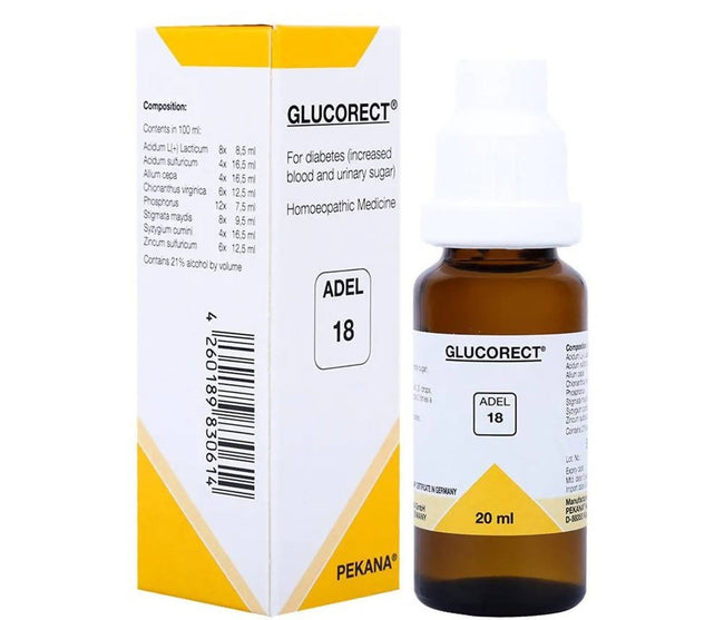 Adel Homeopathy 18 Glucorect Drops Main Image