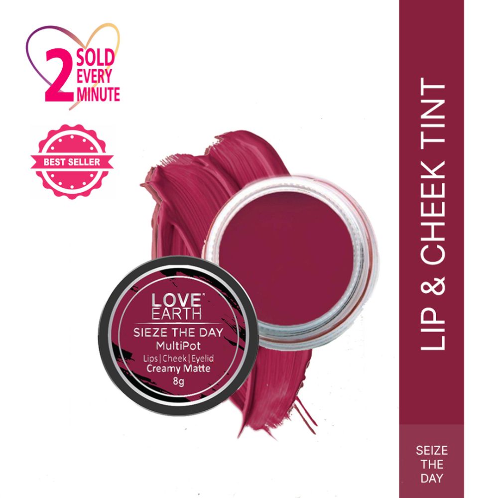 Love Earth Lip Tint & Cheek Tint Multipot-Sieze The Day