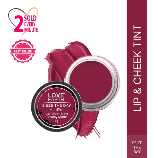 Love Earth Lip Tint & Cheek Tint Multipot-Sieze The Day Main Image