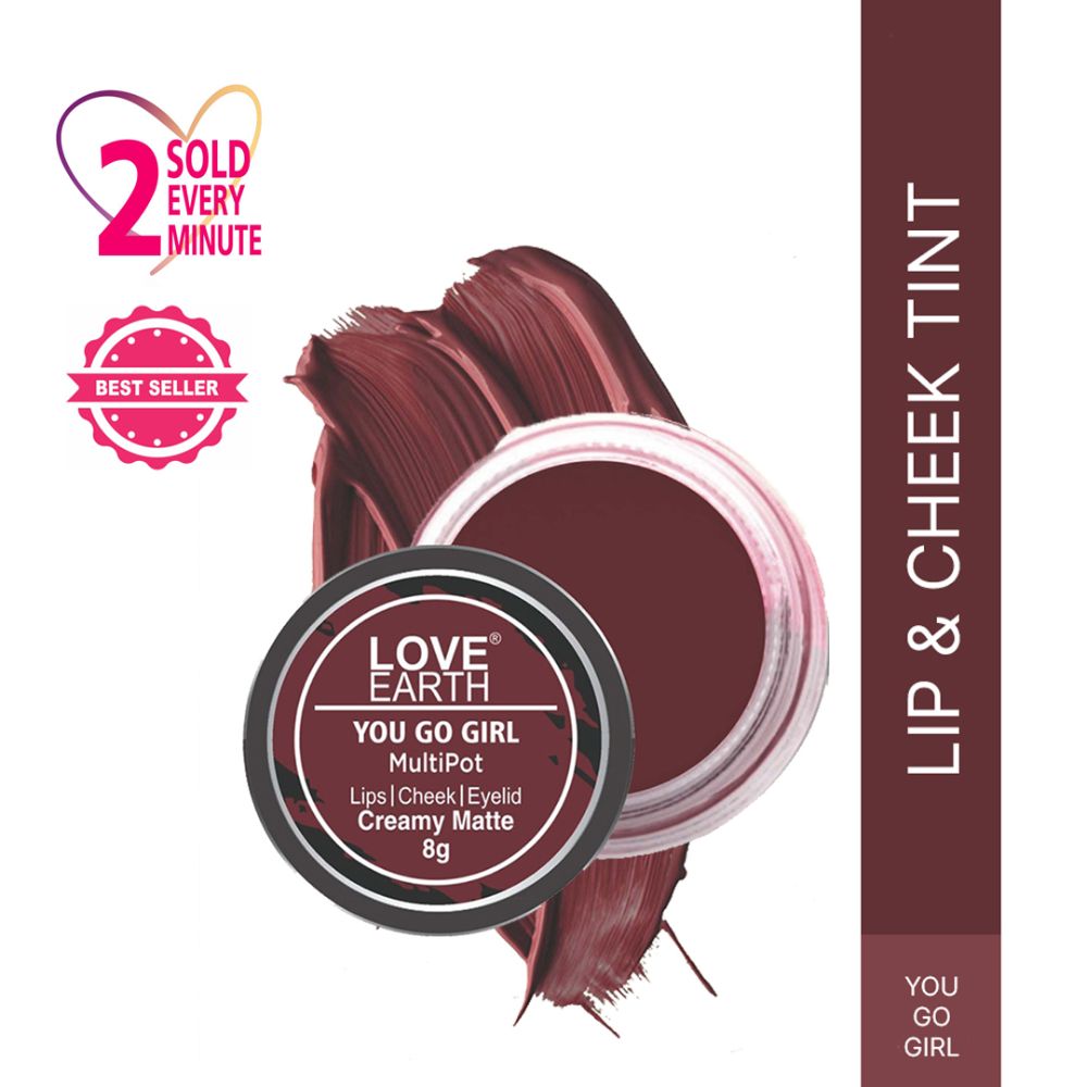 Love Earth Lip Tint & Cheek Tint Multipot - You Go Girl