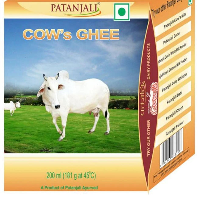 Patanjali Cow's Ghee | Desi Ghee, Aiding Digestion, and Boosting Energy Hover Image