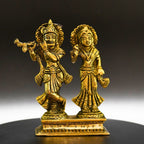 Radha Krishna Brass Idol
