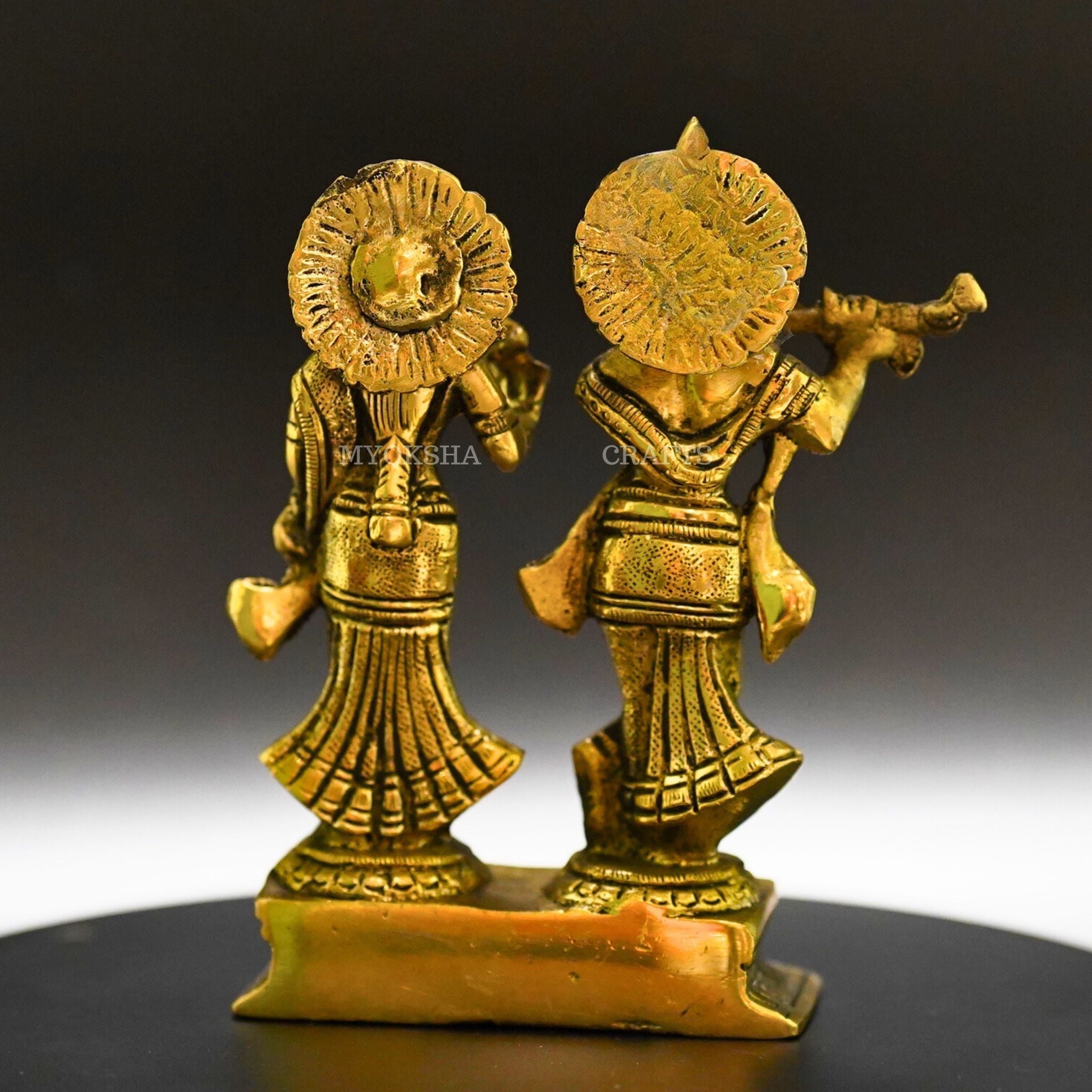 Radha Krishna Brass Idol