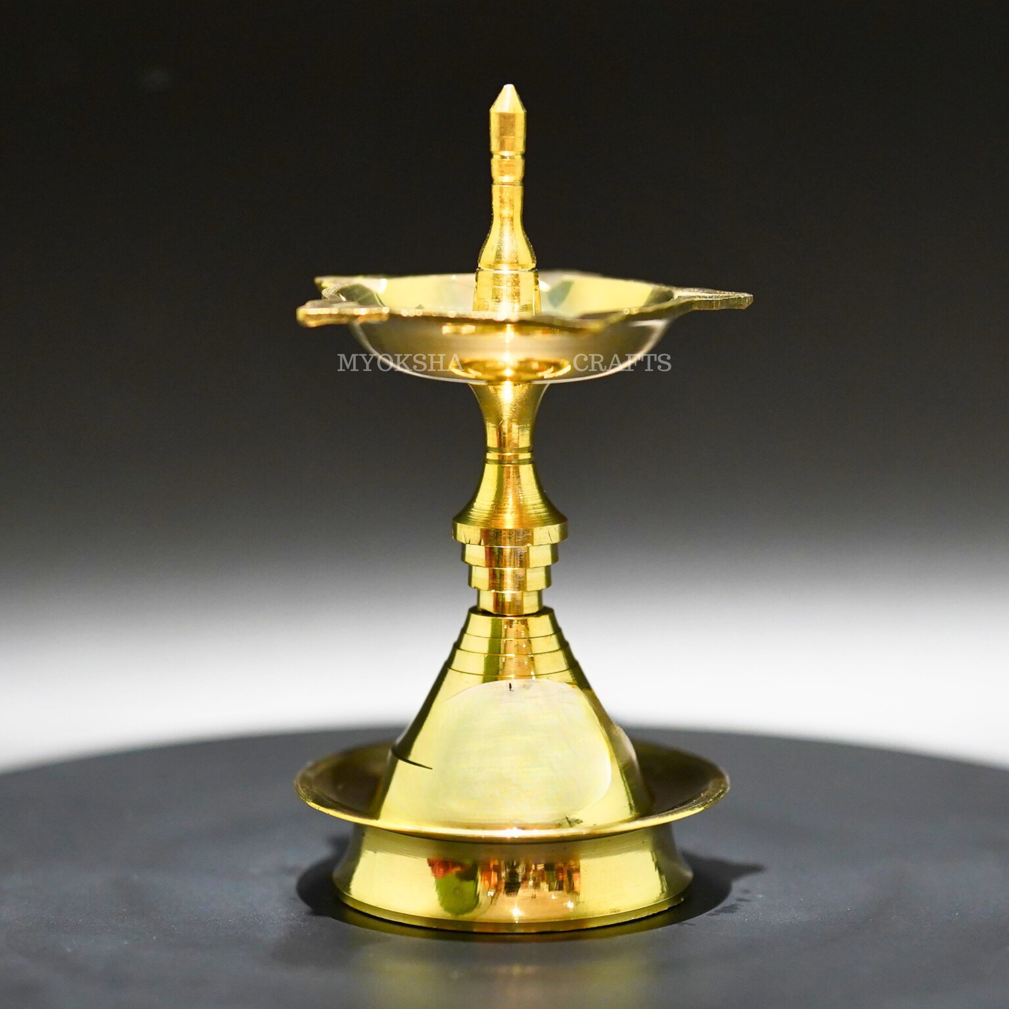 Udupi Deepa: Exquisite Brass Diya for Festivities