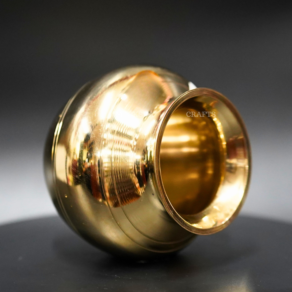 Brass Kalasha Lota: Embrace Divine Blessings and Abundance