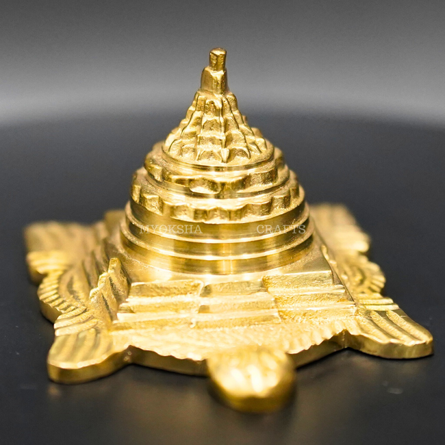 Sri Yantra on Tortoise for Vastu - Harness Positive Energy and Balance in Your Space Main Image