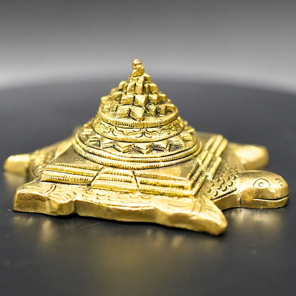 Sri Yantra on Tortoise - Harmonize Your Space with Divine Balance and Prosperity