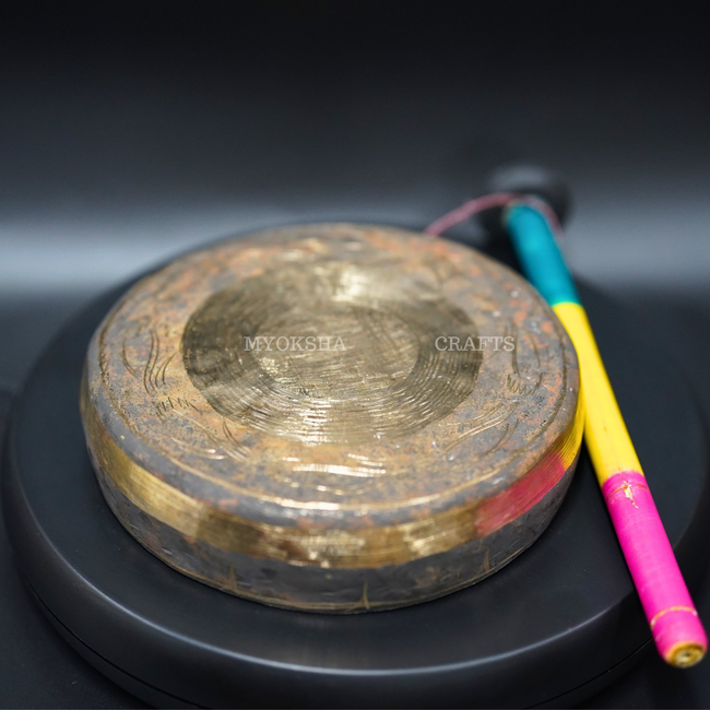 Brass Kansa Ghanta: Resonating Traditional Melodies in Homes Hover Image