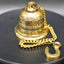 Nostalgic Echoes Antique Hanging Bell: Vintage Delight for Homes