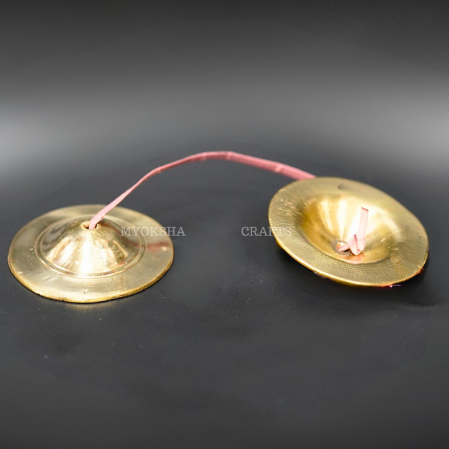 Serenity Sounds Finger Cymbals: Melodic Delight for Musicians Hover Image