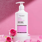 Dr. Sheth's Gulab & Glycolic Acid Exfoliating Body Wash For Smoother Even-Toned Skin With Gulab Extract For All Skin Types