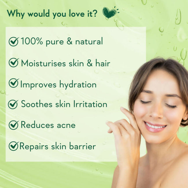 Wishcare Pure Aloe Vera Gel+ Rose Water Combo Main Image