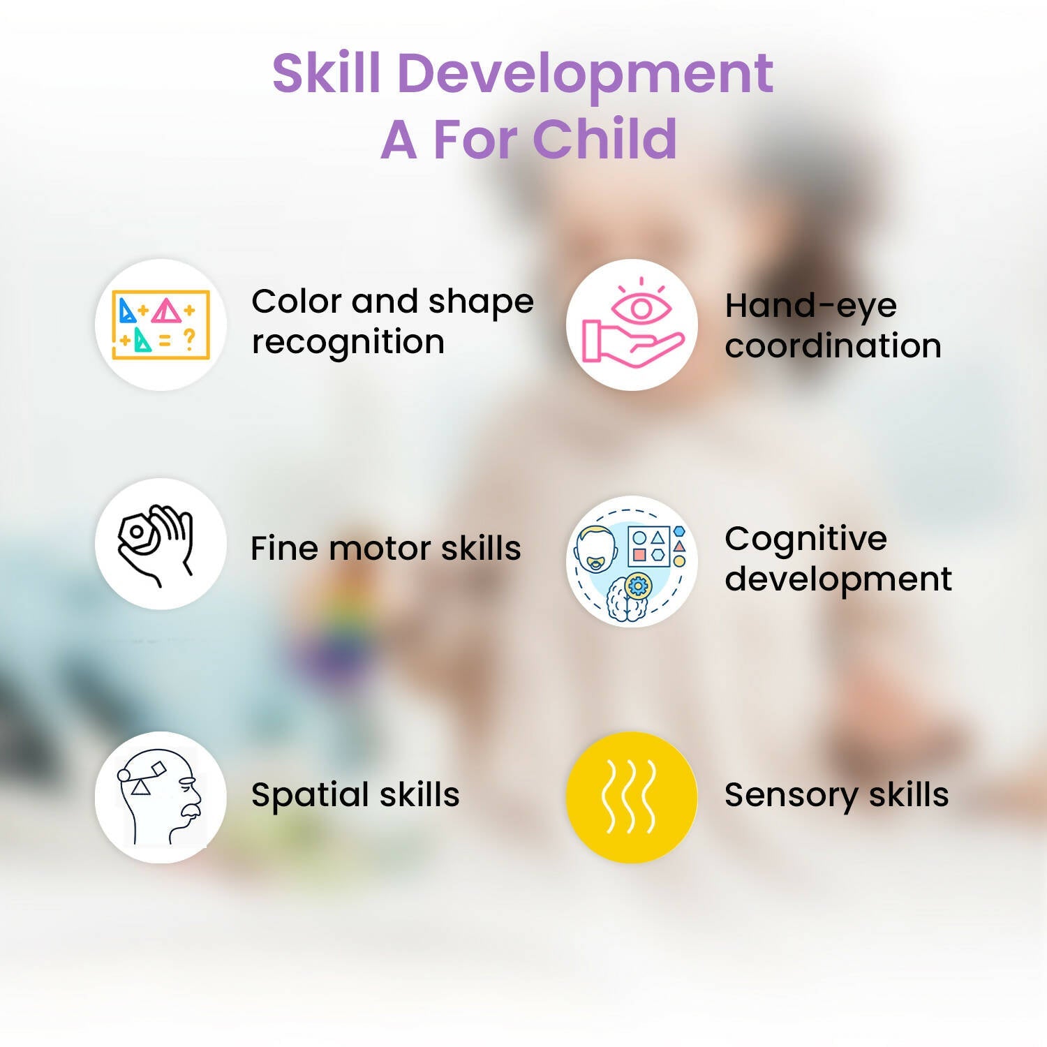 Matoyi Rainbow Colored Ring Stacker Toy For Kids