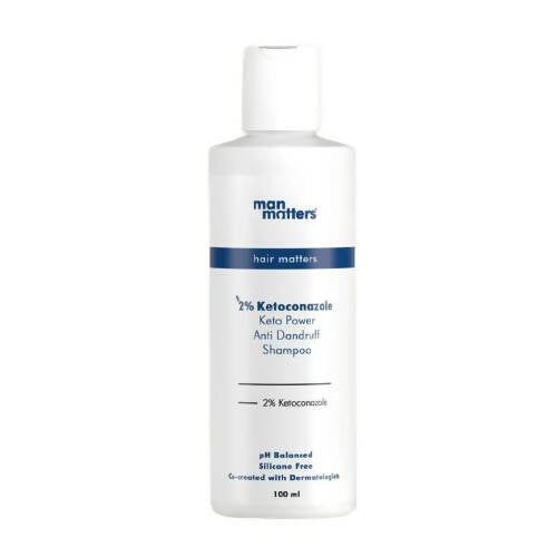Man Matters 2% Ketoconazole Anti Dandruff Shampoo, Cruelty Free, Vegan, No Side Effects Hover Image