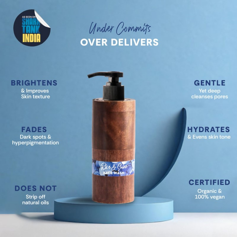 Mintree Certified Organic & Vegan Rise & Shine Brightening Face Wash