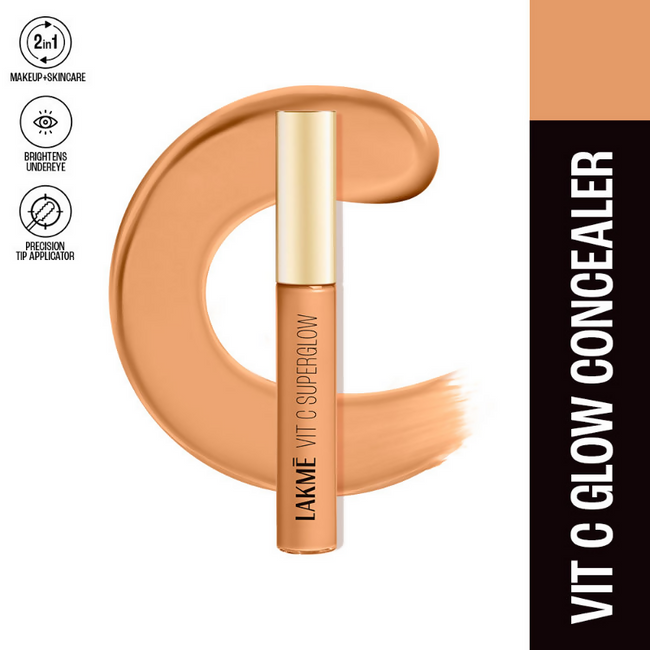 Lakme Vitamin C Superglow Concealer with 1 % Vit C - Sand Main Image