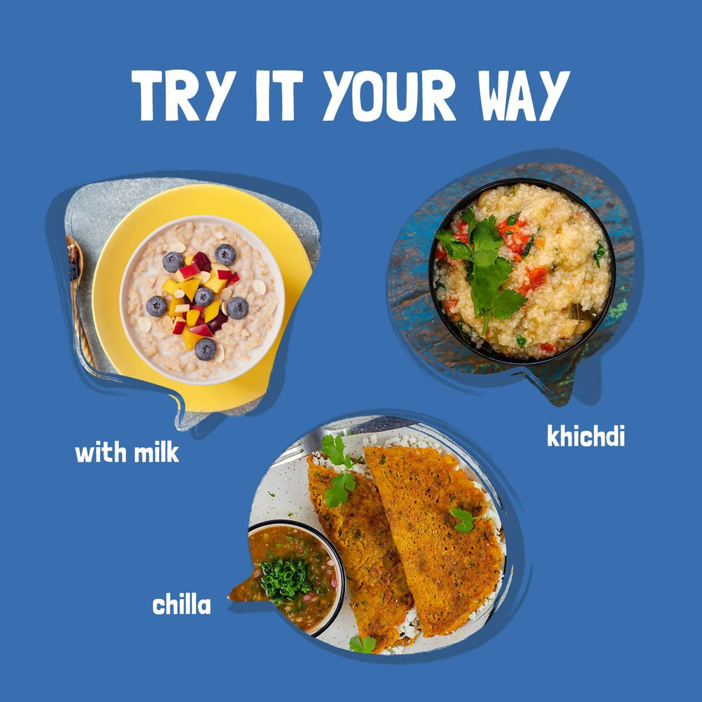 Slurrp Farm Rolled Oats (Jumbo Rolled) No Added Sugar