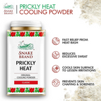 Snake Brand Classic Prickly Heat Cooling Talcum