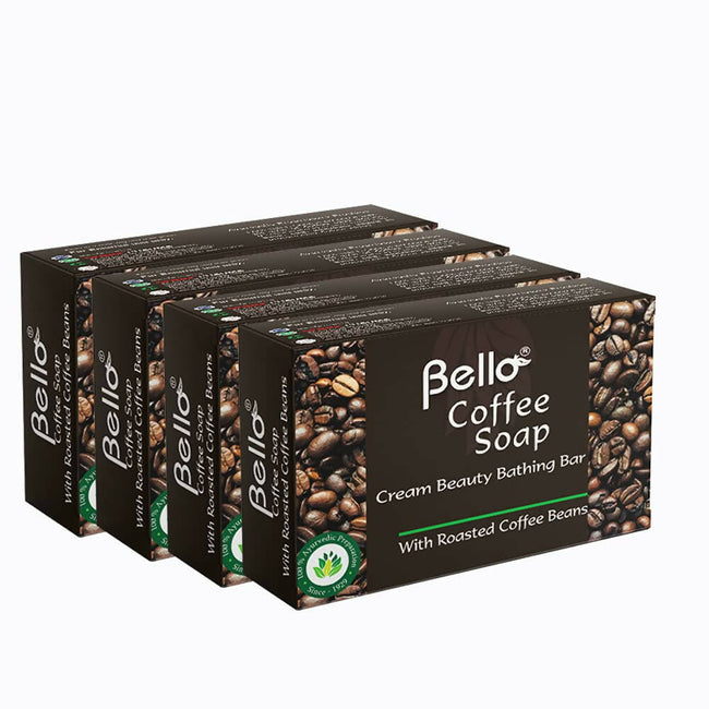 Bello Herbals Coffee Soap | Cream Beauty Bathing Bar Hover Image