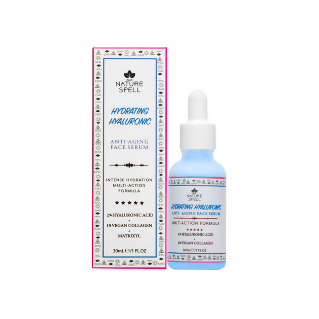 Nature Spell Hyaluronic Acid & Vegan Collagen Face Serum Hover Image