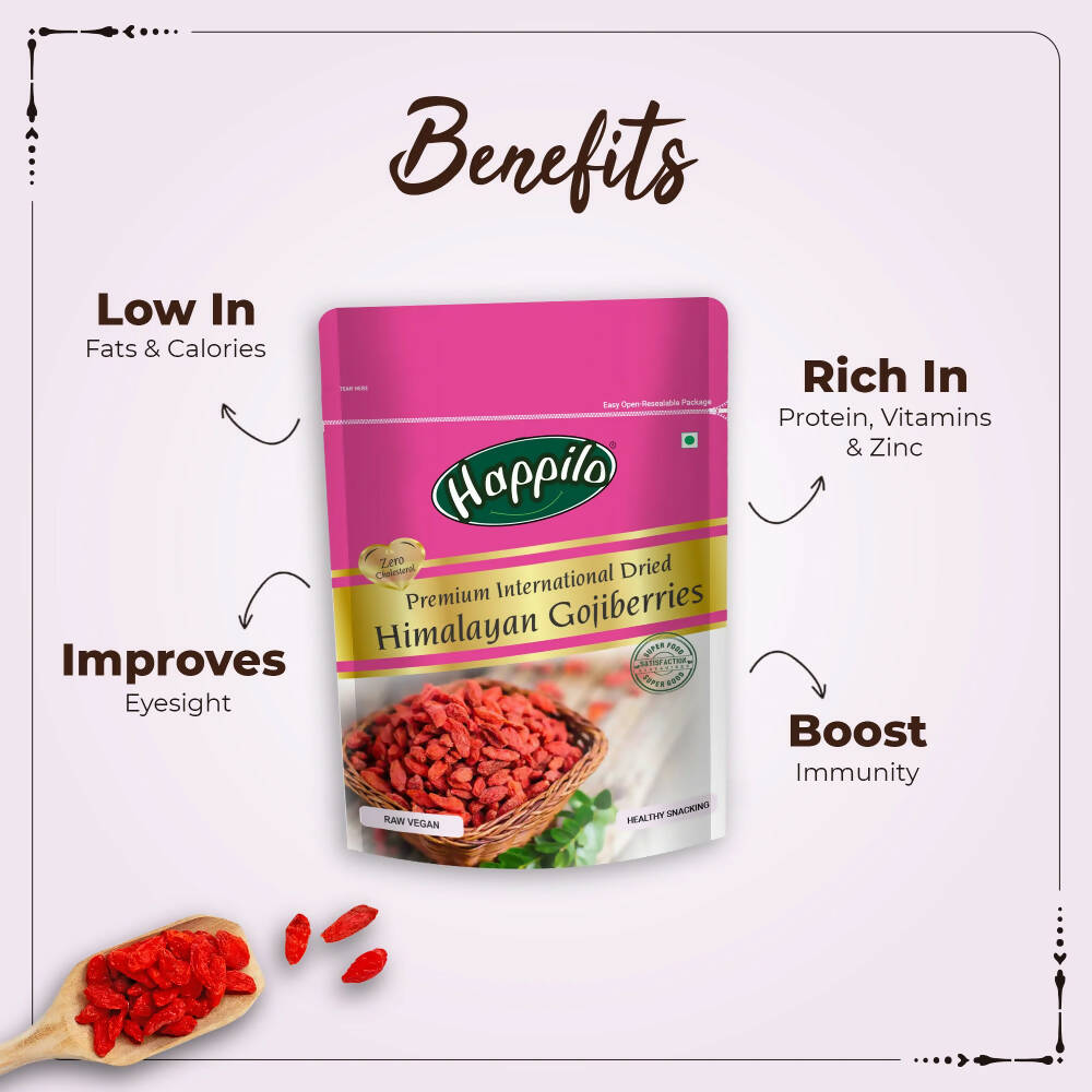 Happilo 100% Natural Himalayan Dried Gojiberries
