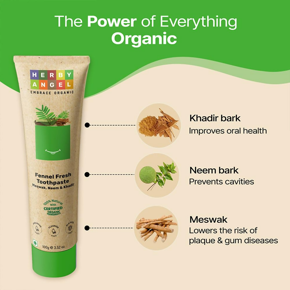 Herby Angel Baby Toothpaste For Strong Teeth