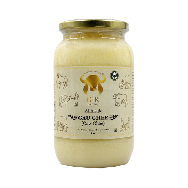 Gir Ahinsak Gau Ghee (A2) Bilona - A2 Ghee, Traditional Bilona Ghee, Desi Pure Breed Gir Gaumata (A2) Main Image