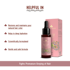 Avimee Herbal Anti Grey Hair Combo - Keshkrishna Hair Oil And Scalptone Grey Hair Serum, Restores Natural Color