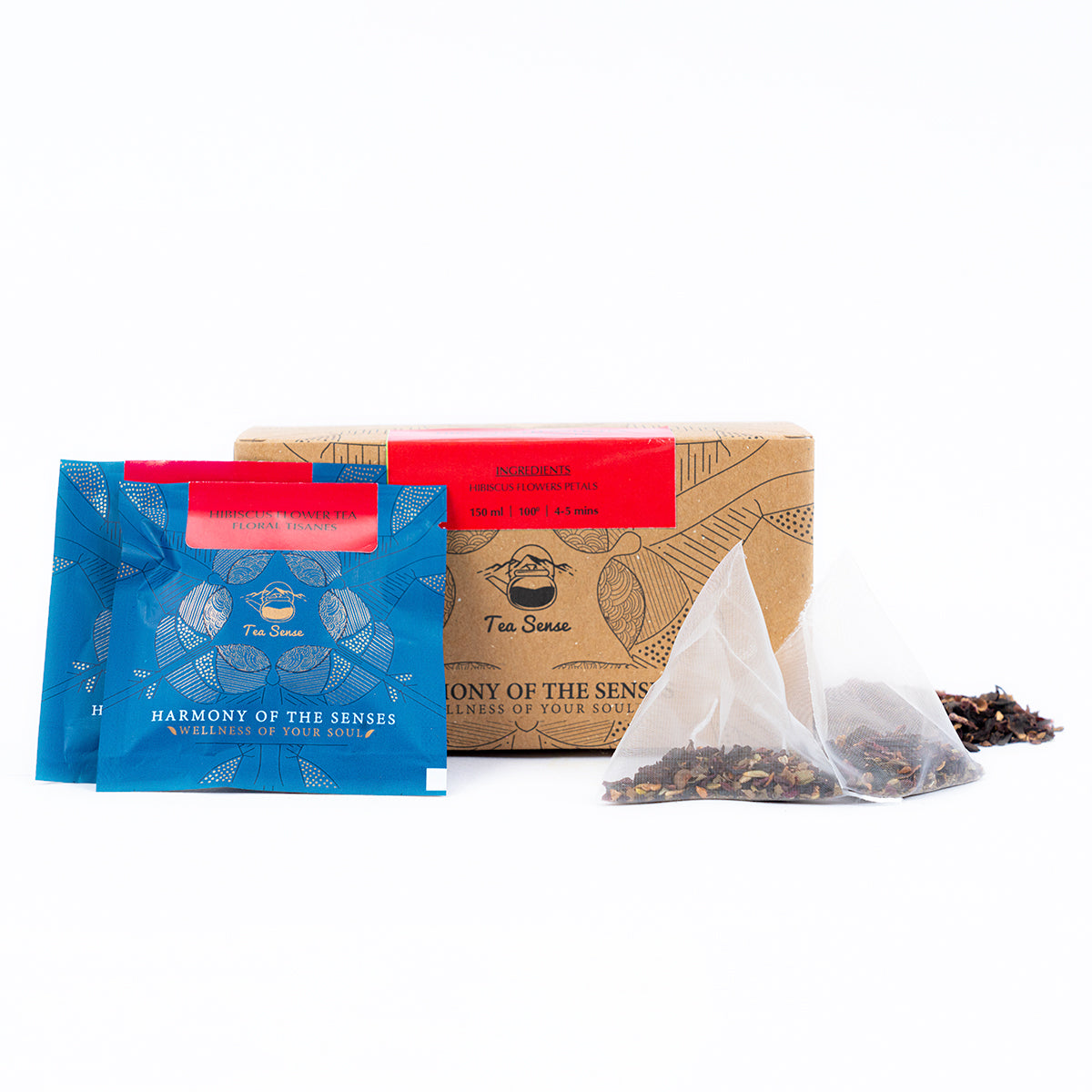 Tea Sense Hibiscus Flower Tea Bags Box