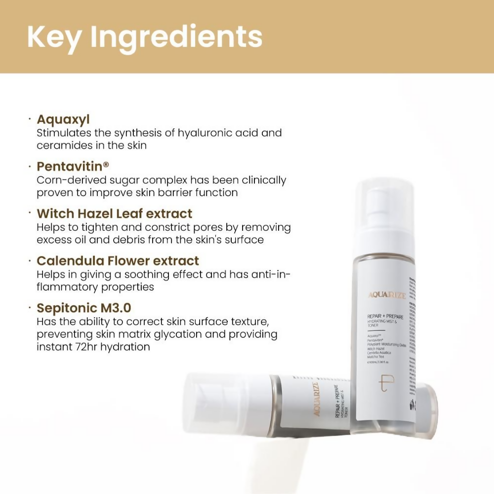 Personal Touch Aquarize Toner + Mist With Hyaluranic Acid For Intense Hydration All Skin Type