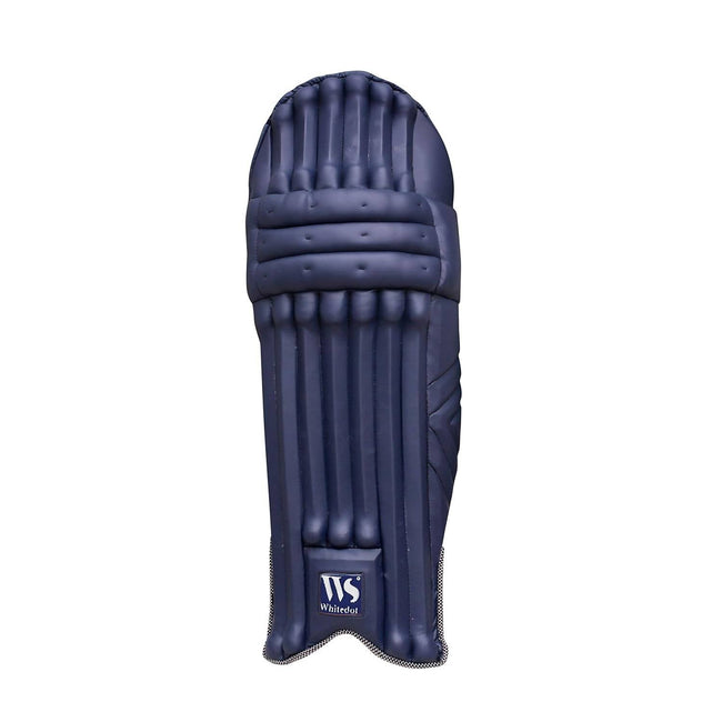 Whitedot Dot 2.1 Pu New Cricket Batting Pad (Youth/Medium, Navy Blue) Main Image