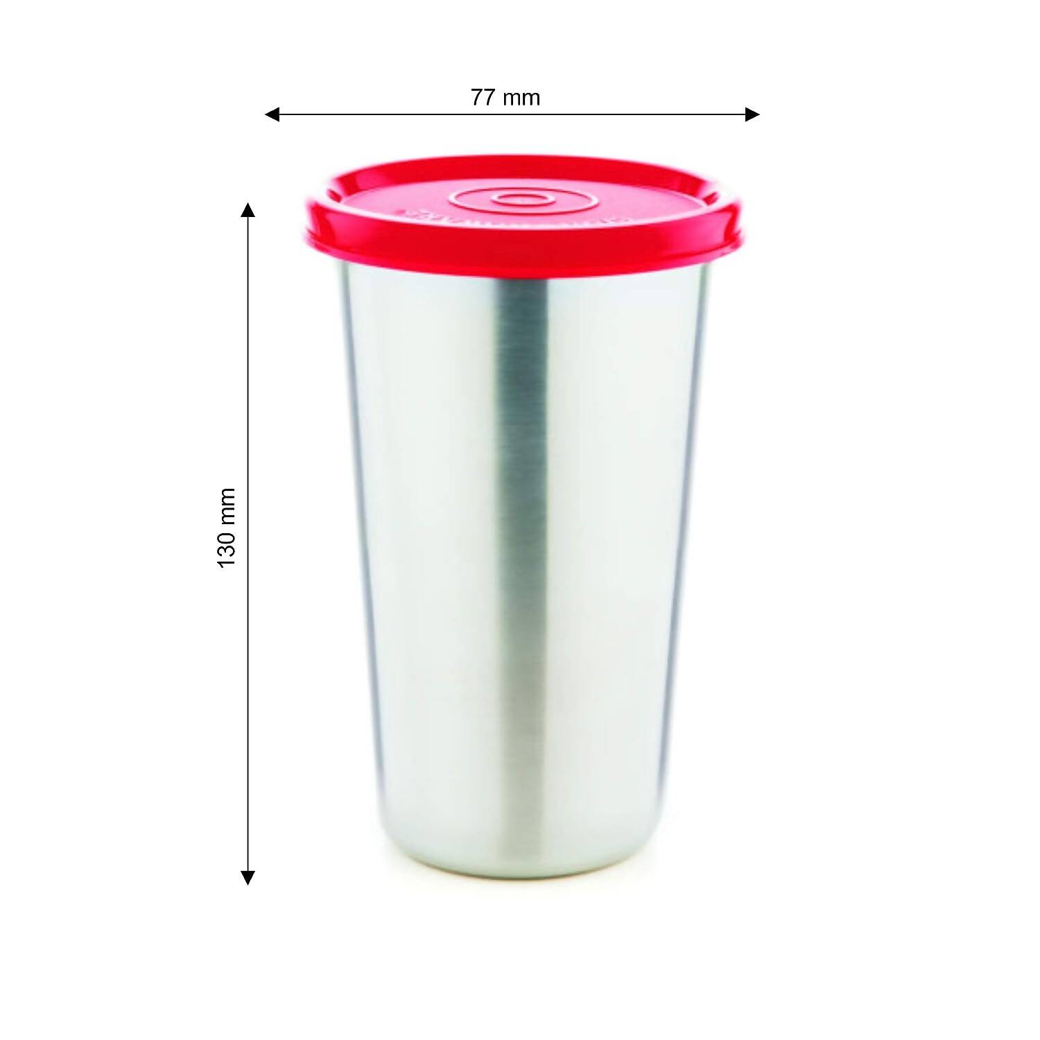 Signoraware Stainless Steel Tumbler with Lid - 370ml
