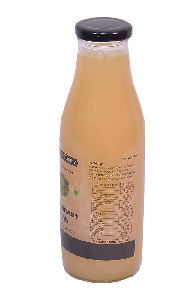 Hands On Tummy Sauerkraut Liquid (Juice) Main Image