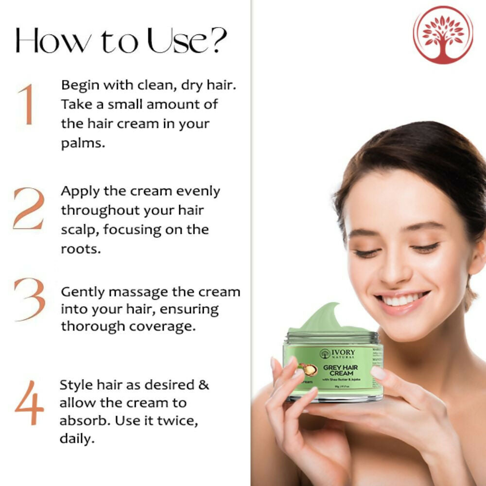Ivory Natural Cream For Greys Restore Natural Hair Color