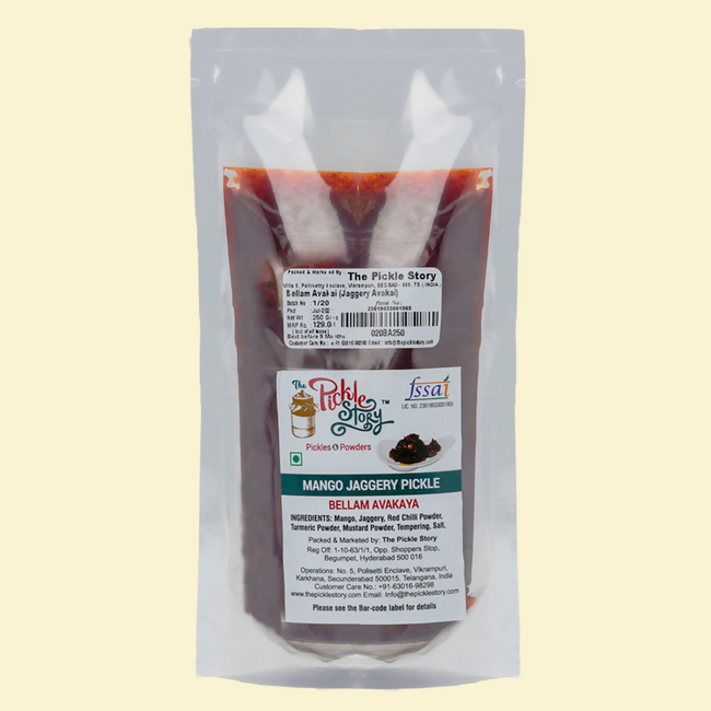 The Pickle Story Bellam (Jaggery) Avakai Pickle Main Image