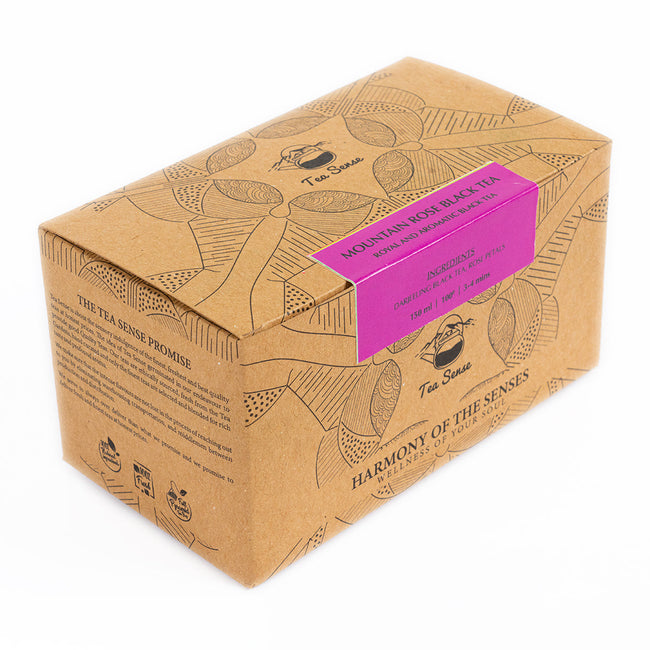 Tea Sense Mountain Rose Black Tea Bags Box Hover Image