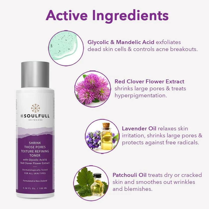 Be Soulfull Shrink Those Pores Texture Refining Toner