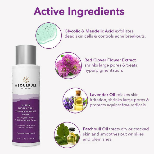 Be Soulfull Shrink Those Pores Texture Refining Toner Main Image