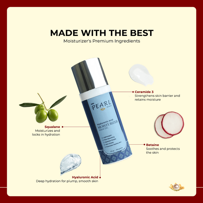 ARM Pearl Beauty Hyaluronic Acid Moisturizer Aqua Gel Main Image