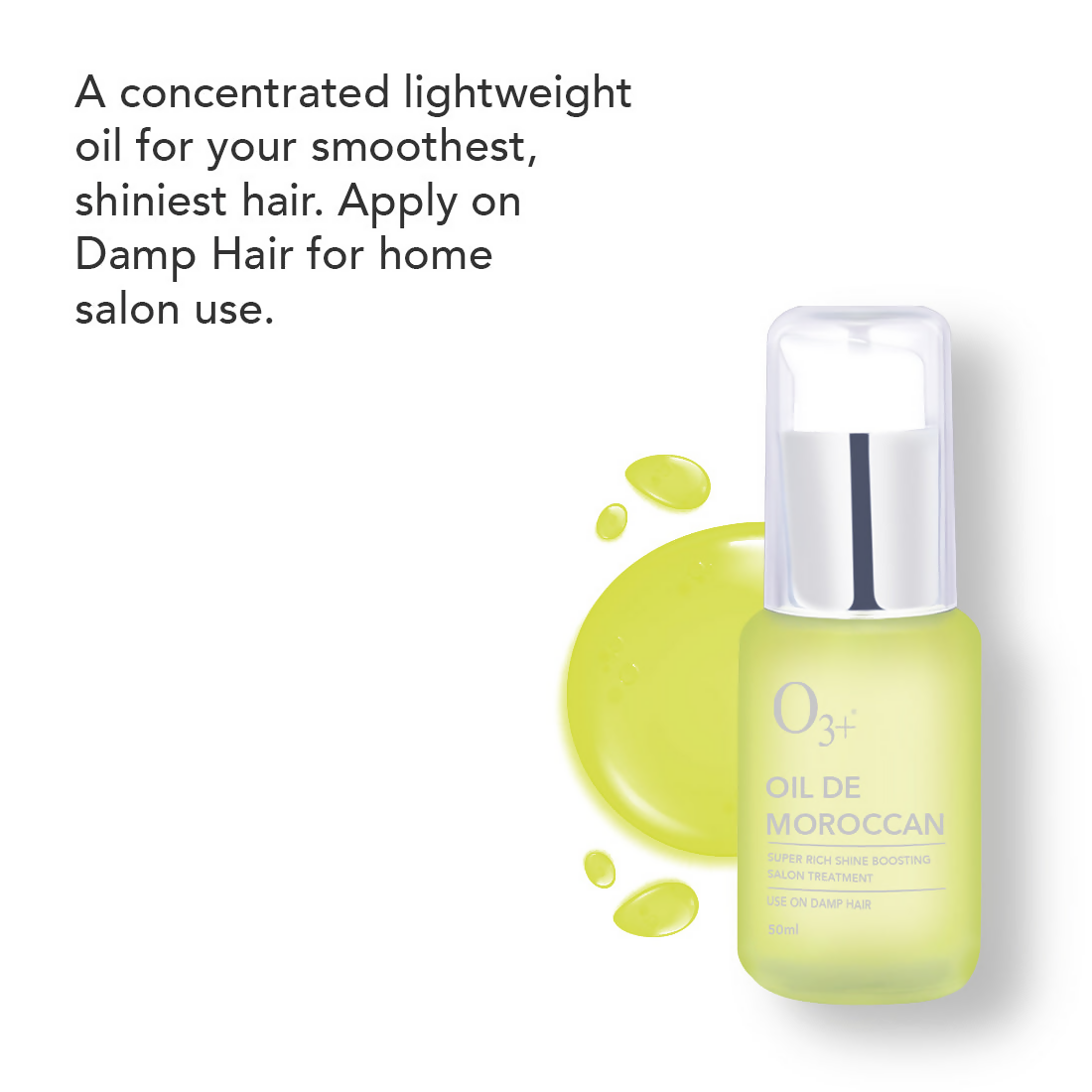 Professional O3+ Oil De Moroccan With Pure Argan Serum For All Hair Types