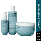 Bare Anatomy Expert Damage Repair Kit (Shampoo + Hair Mask + Serum) | Repairs Damaged, Weak and Dry Hair