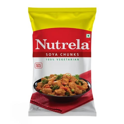 Nutrela Soya Chunks - 100 % vegetarian Hover Image
