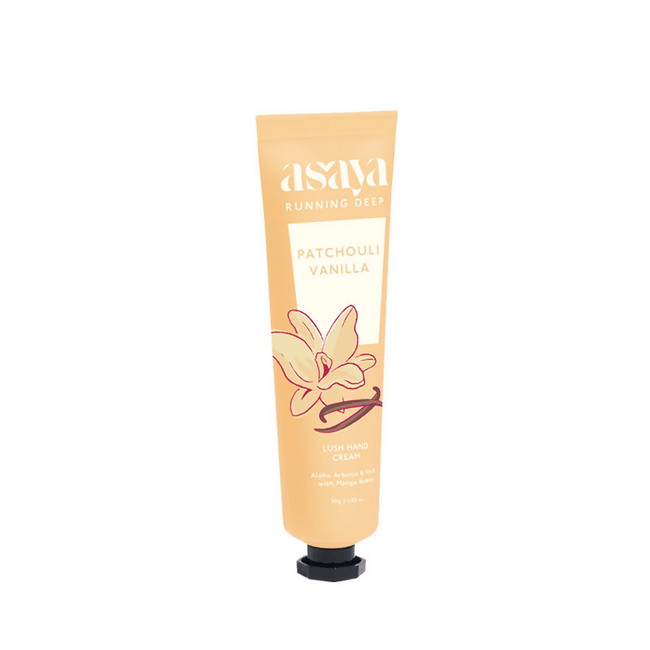 Asaya Patchouli Vanilla Hand Cream Softens Dry, Rough Hands For Men & Women Hover Image