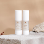 Flawora 24K Gold Face Serum With Vitamin C For Brightening & Anti-Aging Skin