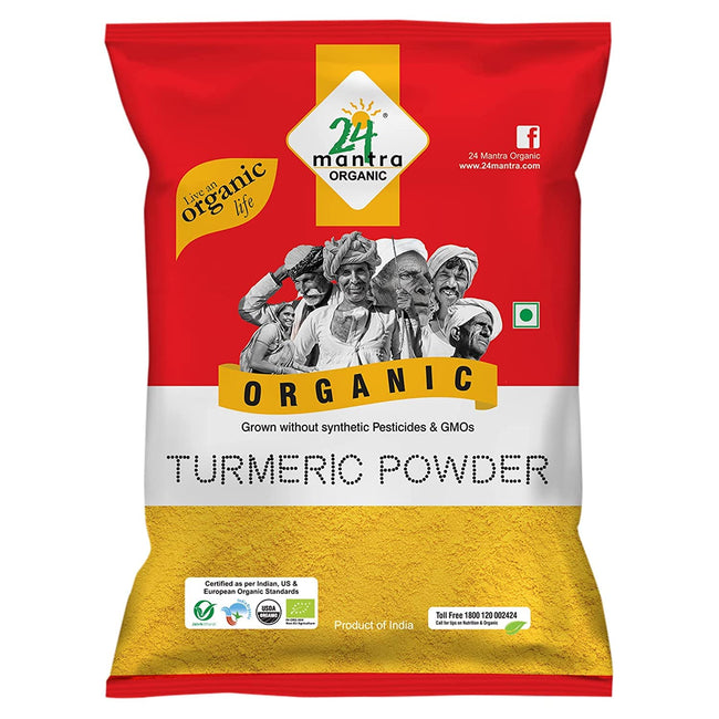 24 Mantra Organic Turmeric Powder Hover Image