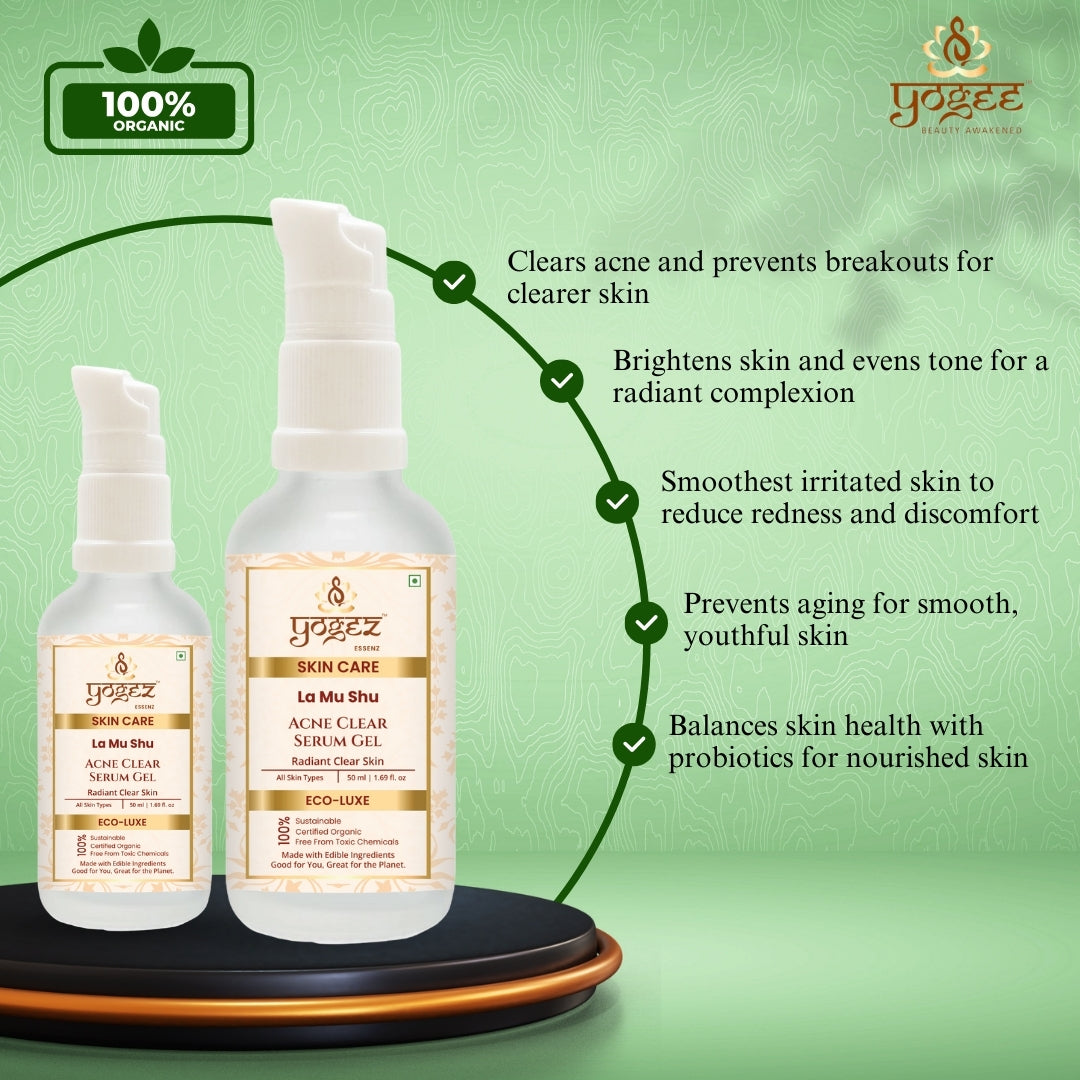 Yogez La Mu Shu Acne Clear Serum Gel