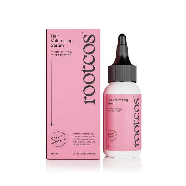Rootcos Peptide Hair Volumizing Serum with Rice Protein Hover Image
