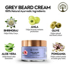 Ivory Natural Greys Beard Cream Restores Your Beard's Natural Color