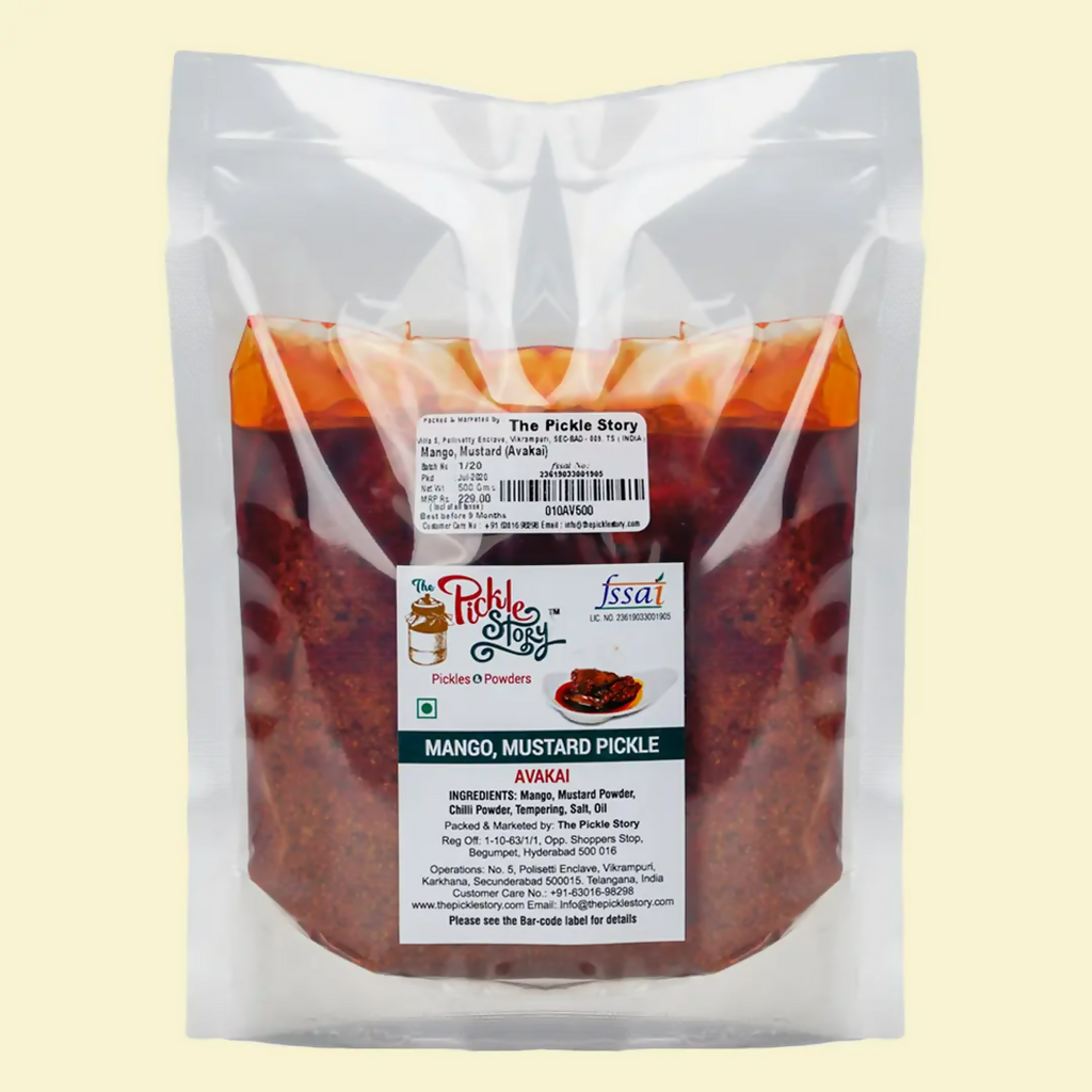 The Pickle Story Mango and Mustard – Avakai Pickle