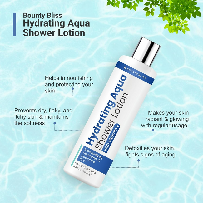 Bounty Bliss Hydrating Aqua Shower Lotion - Nourishing Moisture Main Image